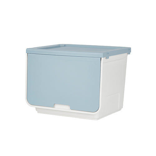 韓國 Litem ROOMAX CUBE前掀式方型儲物箱 淺藍