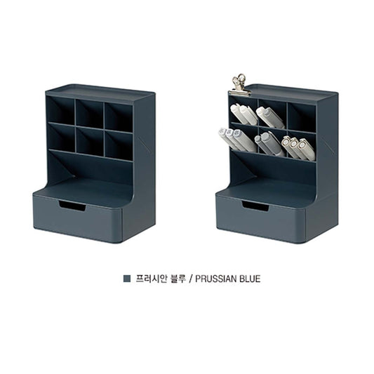 韓國Litem Hive 桌面櫃置物架 藍